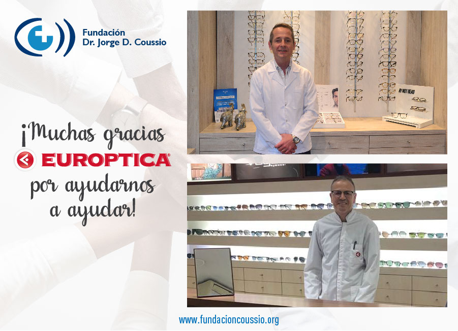 ¡GRACIAS EURÓPTICA POR AYUDARNOS A AYUDAR!!